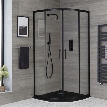 Clear Glass Sliding Ronda Aluminums Shower Door Kit