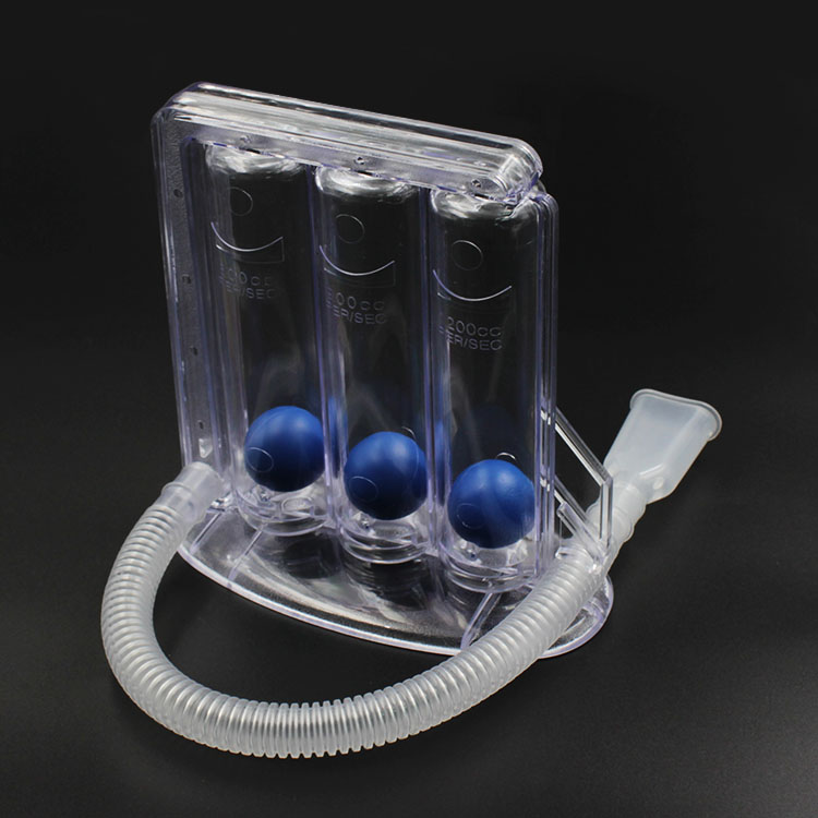 Medical Protable Three Ball Incentive Spirometer 1200ml