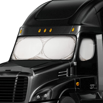 4 Rings 170T Polyester Truck Front Side Windshield Sunshades