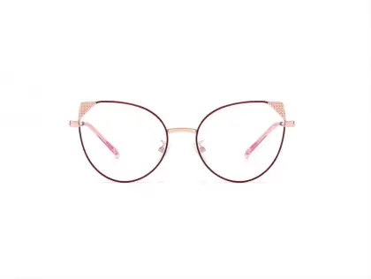 Gold Cat Eye Blue Light Cool Optical Glasses