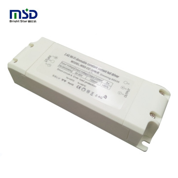 36W Wireless Dimmable LED Downlight with Remote Control and 2.4G Power Supply