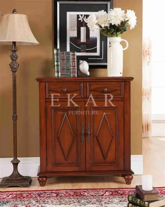 Neo Classic Furniture Wooden Shoe Shelf Wooden Furniture Shoe Cabinet