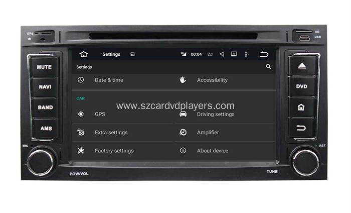 Android car stereo accessories for TOUAREG