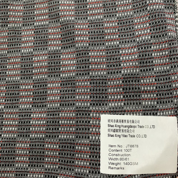 Tissu à rayures de haute qualité 100T largeur 60/61
