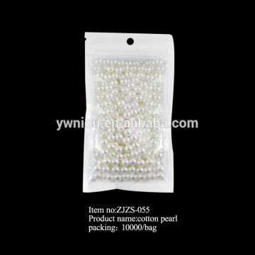 Wholesale Acrylic ABS Pearl Beads Pure White Cream White Plastic Decoration Pearls