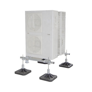Heavy Duty Vibration Absorbing Rubber Foot Angle Steel Air Conditioner Bracket for Outdoor Units
