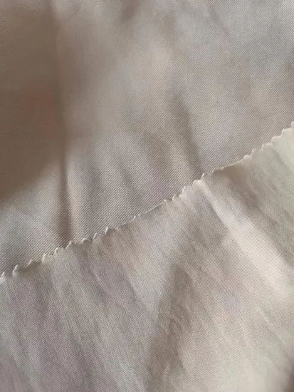 Woven Rayon Polyester twill Sandwashed Tencel like Fabric