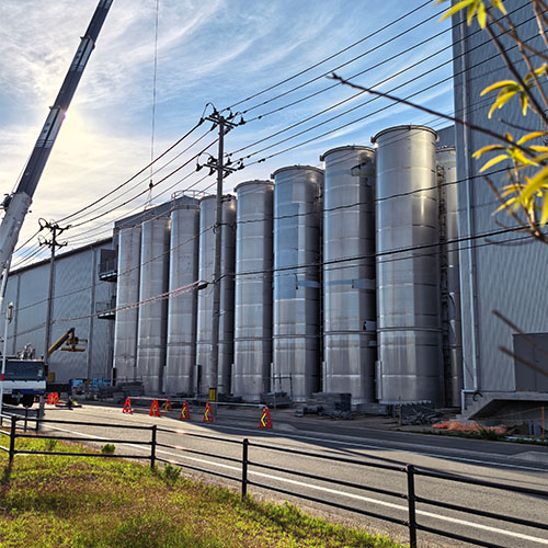 Large Outdoor Silos