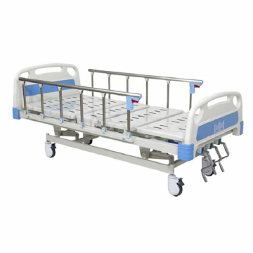 3 Fonction Manual Hospital Medical Metal Bed