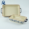 High quality bakeware custom restaurant ceramic baking pan