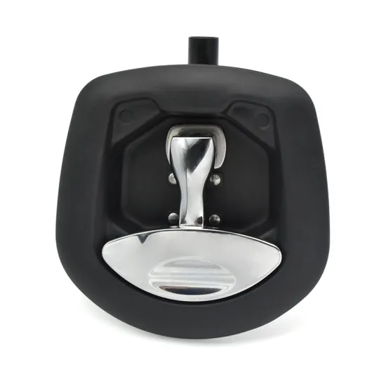 Whale Tail Tool Box with Lock: Folding Canopy, T-Handle, Cylinder Truck Trailer Lock for Cargo