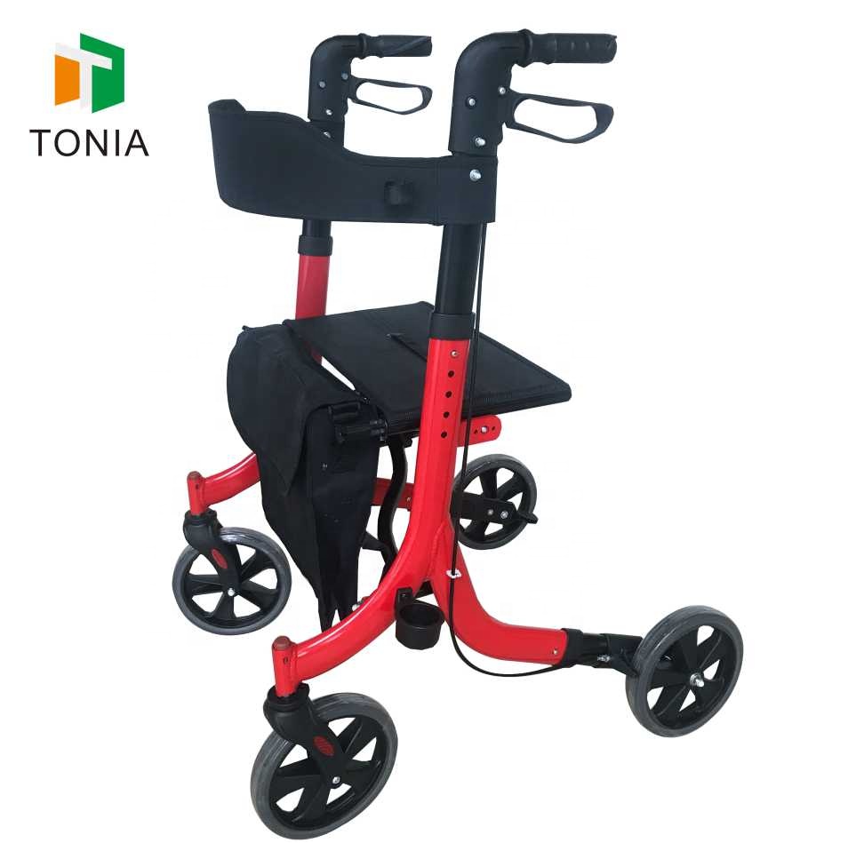 Tonia Medical Equipment Mobility Lichtgewicht Rollator met tas TRA11