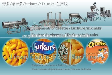 DP 76 Cheetos de maïs extrudés / Kurkure / NIK NAKS MACHINE / ÉQUIPE / LIGNE DE PRODUCTION / MADIELLE EN CHINE