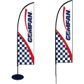 Bandera de carrera de Gemfan 3.6m logotipo grande