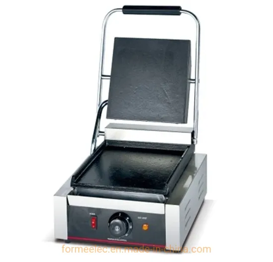 Single Head Flat Electric Griddle Eg-811b Full Flat Single Plate Panini Grill