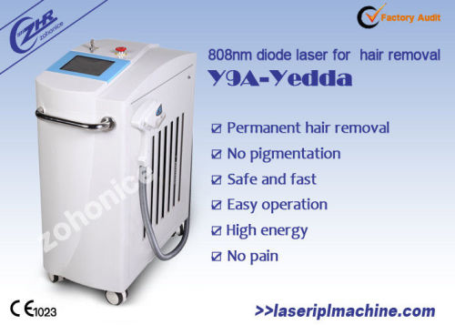 808 Diode Laser Beauty Salon Hair Removal , Color Tattoo Removal Machine