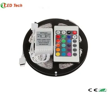 SMD rgb 3528 led strip waterproof rgb 3528 led strip 10m