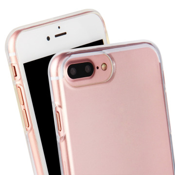 High Quality and Best Price Hot Sale Normal TPU Phone Case Double Camera Hole for IPhone 7+