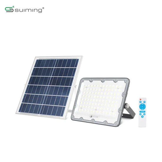 IP66 Waterproof Smart Solar LED Flood Light with Sensors (100W-500W)
