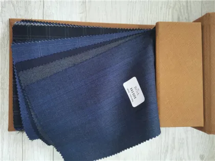 Super 150's Cashmere Solid Check Fabric Book