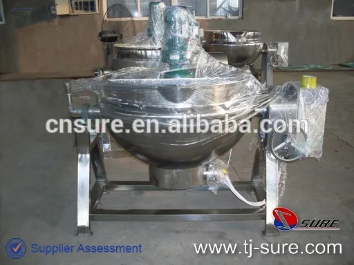 Steam/Electric Heating Jacketed Kettle