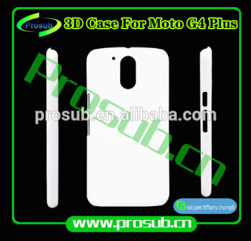 3d sublimation diy blank cell phone case cover skin for Prosub- Moto G4 and G4 Plus