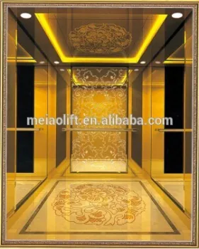 2015 new car design VVVF drive traction machine small machine room passenger elevator