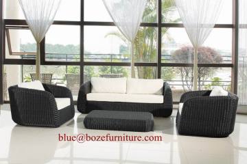 Outdoor Furniture High Quality Rattan Wicker Sofa Set (BZ-R006)