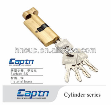 Captn C-CH60 Security hardware single brass euro lock cylinder