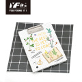 Custom garden cute A5 clipboard with notebook