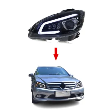 XT Upgrade for Mercedes Benz C Class W204 2007-2011 Full LED Headlight Headlamp - Plug and Play