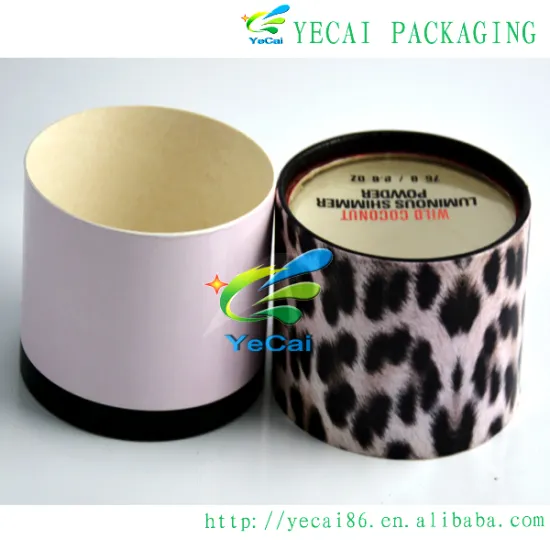Custom hair extension packaging tube with PVC window