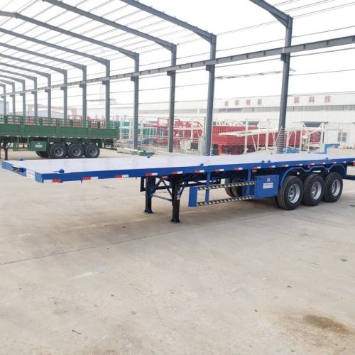 3 Axle Loaded Flatbed Trailer