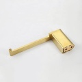 Popular Wall Mounted Brass Brushed Gold Towel Rack