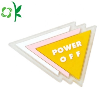 Newest Customize Silicone Soft Brand Label Logo Sticker