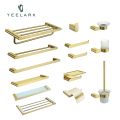 Stainless Steel Tiered Wall Mount Bathroom Organizer with Shampoo Storage and Towel Rack