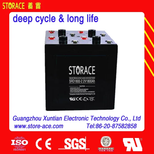 Maintenance Free Dry Battery 2v 1800ah