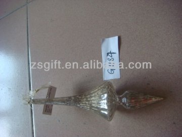 elegant glass icicle crafts christmas tree decorations