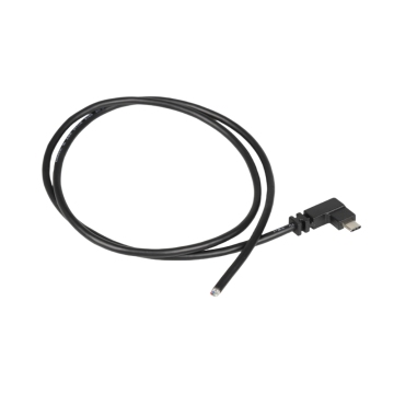 Customize USB type c male to cut cable