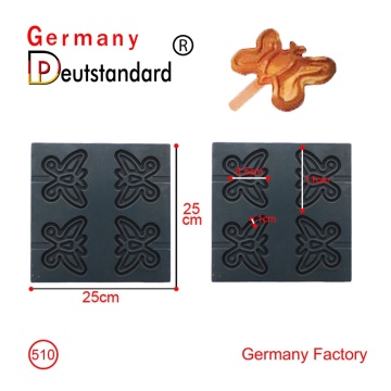 वाणिज्यिक वफ़ल निर्माता तितली आकार वफ़ल मशीन