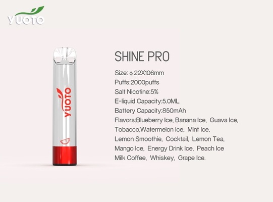 YUOTO SHINE PRO 2000puffs1