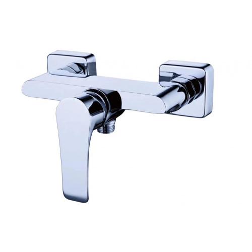 Golden simple shower set brass household bathroom bathtub shower faucet rain swan hand shower