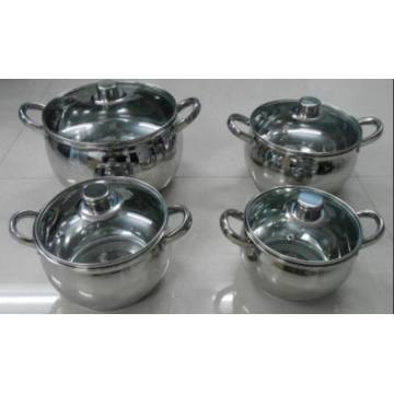 8 PCS Apple Shape Kitchen Cookware Pot