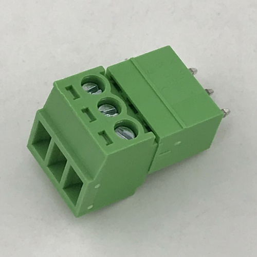 pluggable straight angle pin PCB terminal block