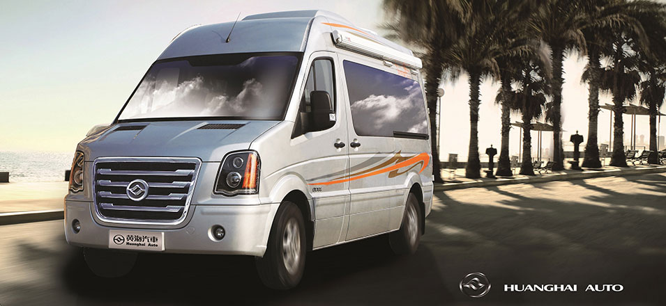 High End Commercial Vehicle Huanghai Light Bus