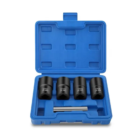 Multiple Specifications Black Nuts, Damaged Bolts, and Screws Remover: Extraction Tool Set and Threading Kit