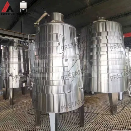 Stainless Steel Conical Fermenter for Red Wine - Winery Equipment