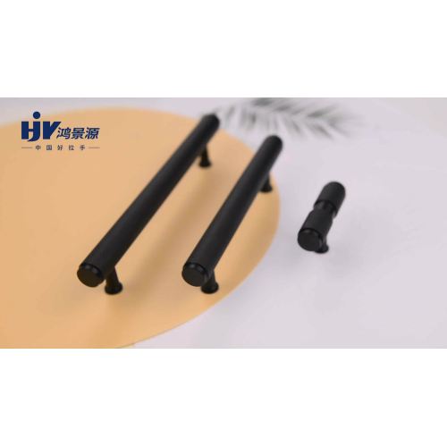 5 inch matt black aluminium drawer pulls
