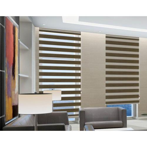 Discount zebra semi shade roller blinds fabric