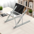 Tragbarer Computerständer aus Aluminium mit 6-facher Höhenverstellung